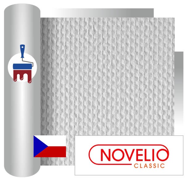 Стеклообои Novelio ClearAir T 1011 CA Крупная рогожка 1*30м