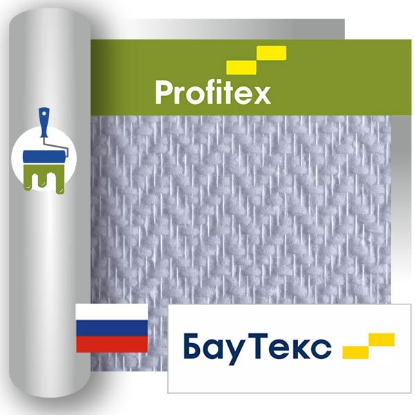 Стеклообои BauTex Profitex Р 70 Зигзаг 1х25 м