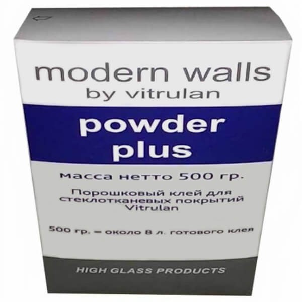 Клей для стеклообоев Vitrulan powder plus 250 (коробка 0,5кг до 32м²)