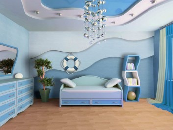 Дизайнерские стеклообои Wellton Decor Волна