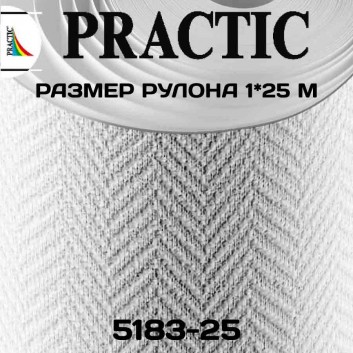 Стеклообои Практик 5183-25, размер 1х25 м