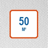 Стеклообои Рогожка 50м²